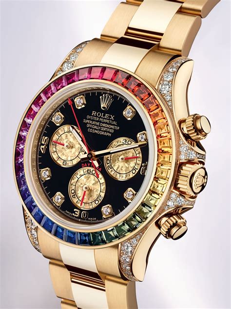 rolex daytona rainbow bezel